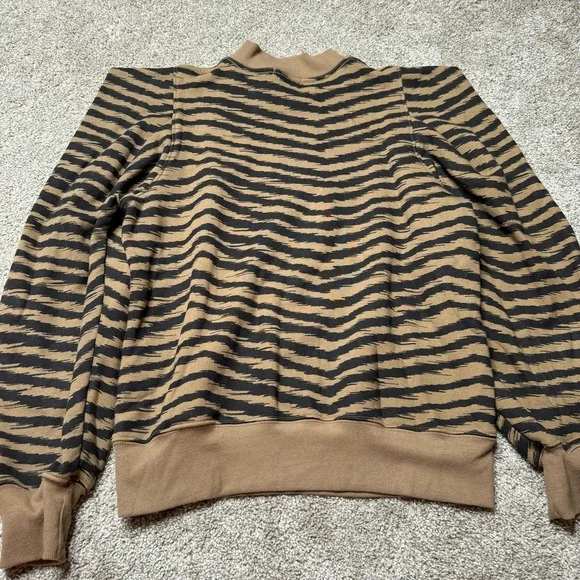 AGOLDE Folded Sleeve Sweatshirt in Serpentine - Picture 5 of 5